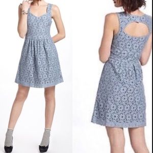 Anthropologie Deletta Silverfield Sweetheart Dress